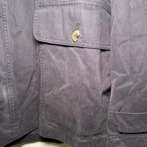 Ralph Lauren Men’s Chore Jacket VTG XL Blue Outdoor Barn Field Zip Button 90s - Picture 4 of 15